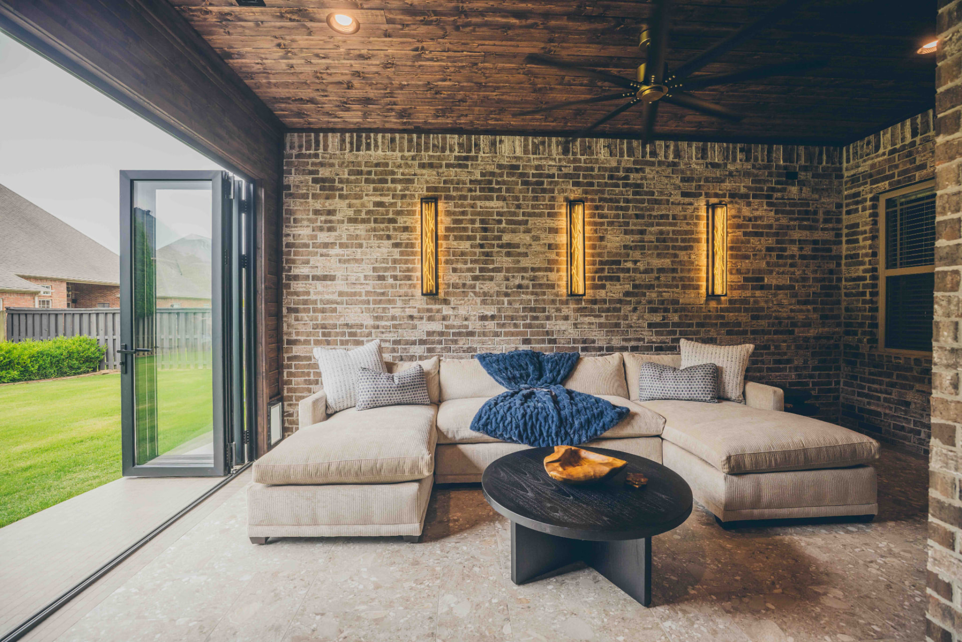 Four-seasons room conversion by Right Hand Home in Northwest Arkansas