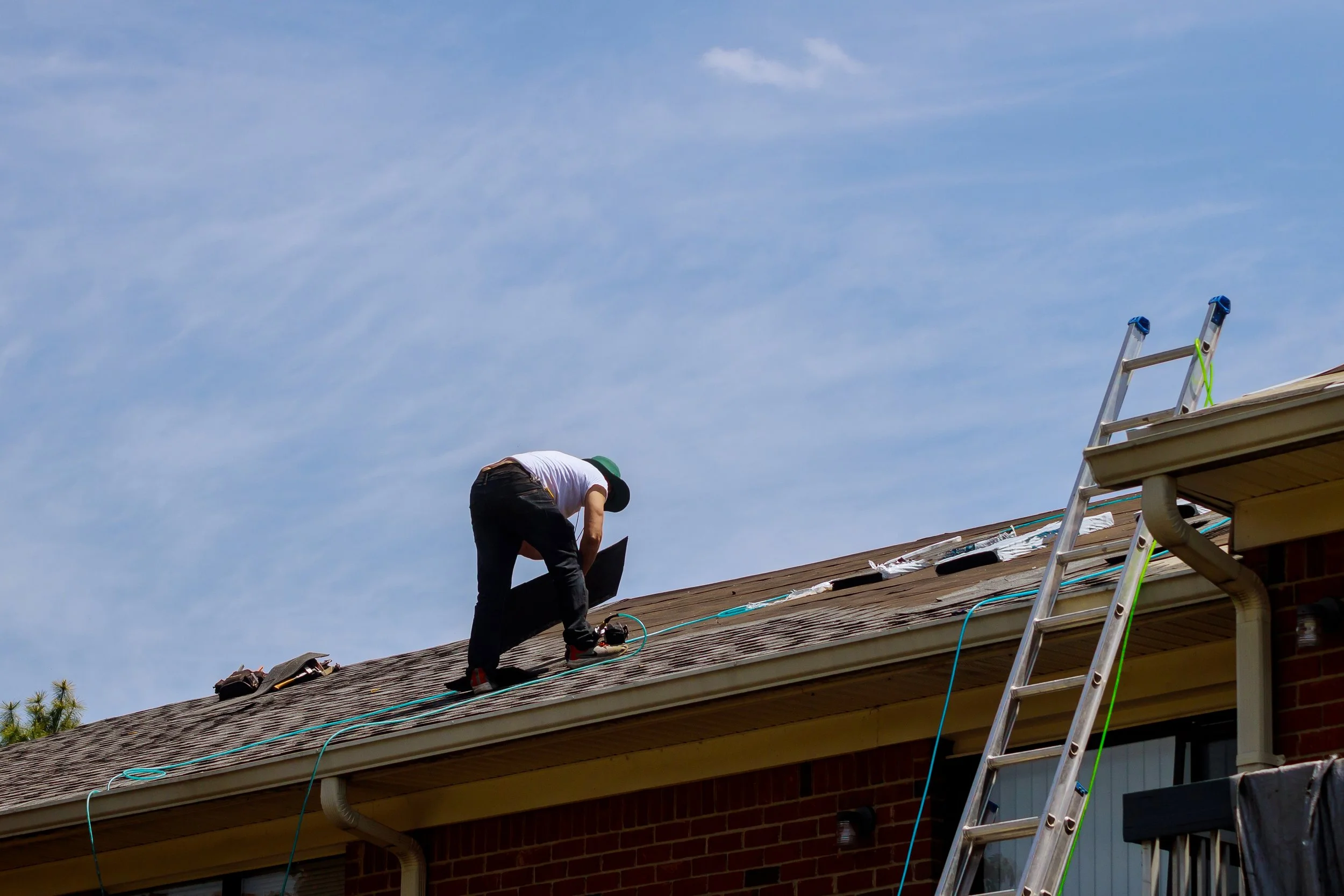 Roofing work by Right Hand Home in Northwest Arkansas