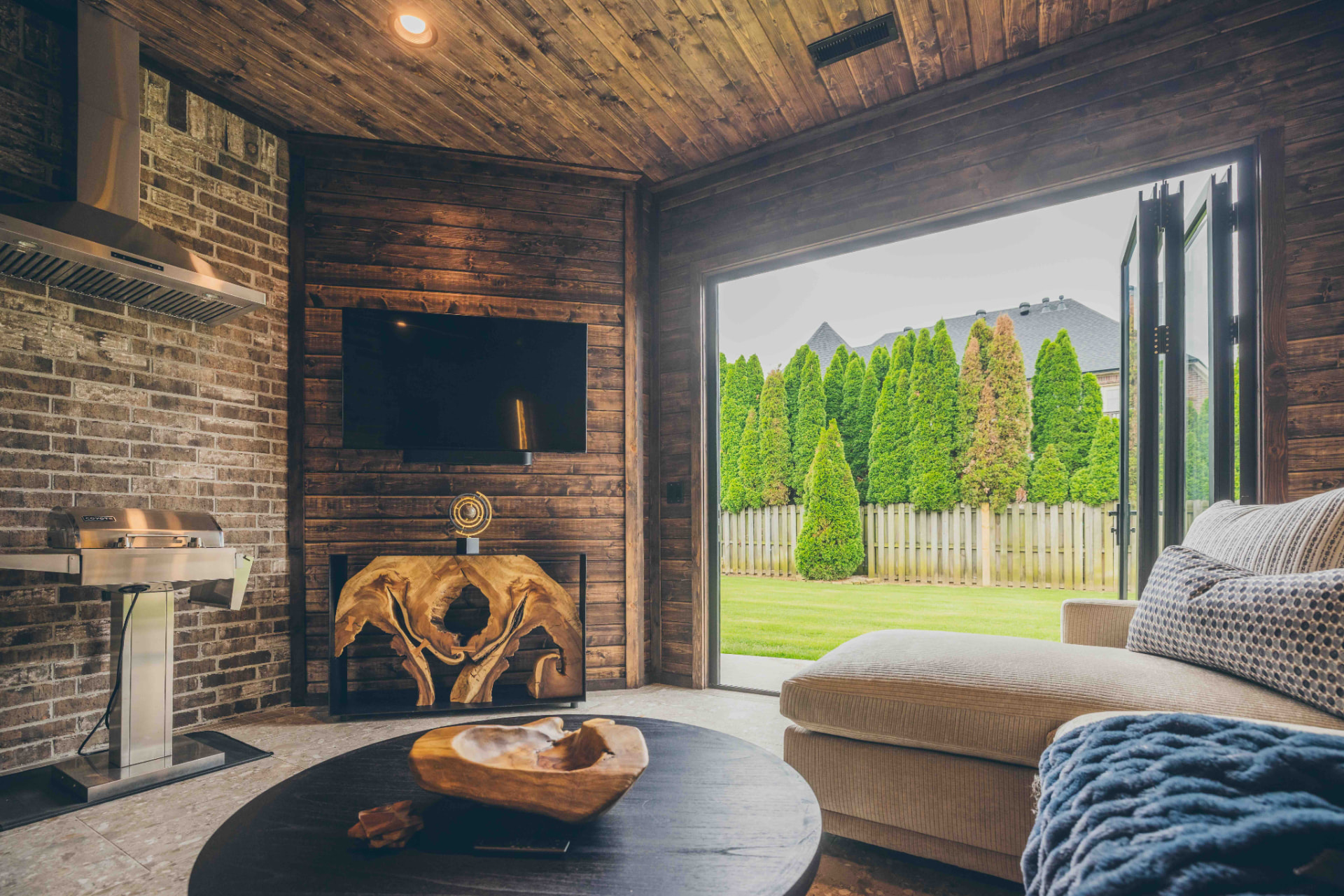 Four-seasons room conversion by Right Hand Home in Northwest Arkansas